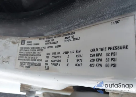 2008 Chevrolet Colorado Lt from USA, damaged, VIN 1GCDT13E988165886